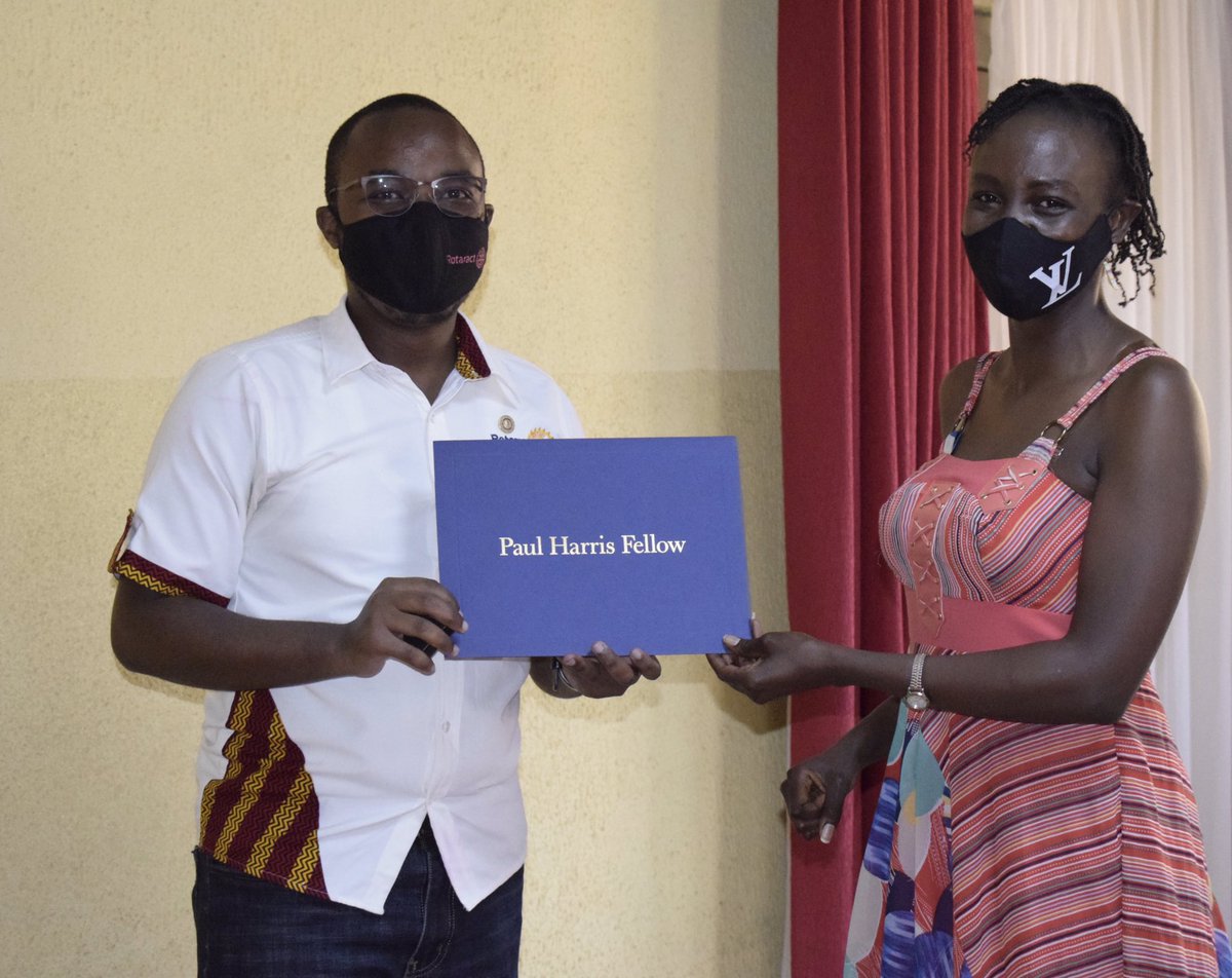 skaranja_'s tweet photo. We celebrate @evakaburu as the newest @Rotaract Paul Harris Fellow (PHF) for her outstanding contribution to The Rotary Foundation (TRF).

Congrats Eva. To service 🥂

Read about TRF: https://t.co/rxxZGVb438 https://t.co/CuriXJeJ9e