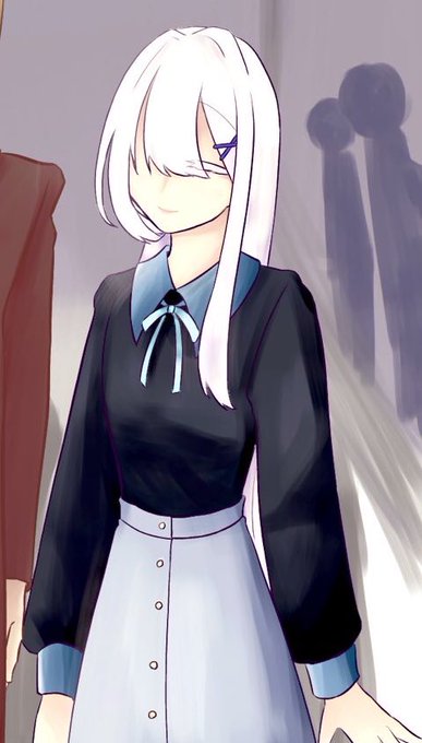 白い髪のtwitterイラスト検索結果 古い順