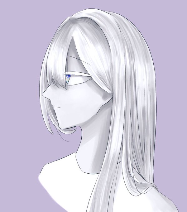 白い髪のtwitterイラスト検索結果 古い順