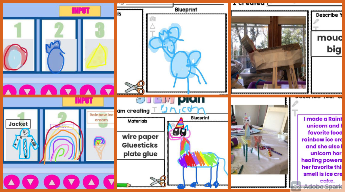K-2 students designed @Seesaw, invented, and built their dream pets! Loved reading Invent-A-Pet by Vicky Fang @fangmous, & huge ty to @PLDLibraryEWRSD for the book+machine activity! @EWRSDK12 @NicoleFoulksEMK #STEM4Them #STEM #Imagine #ElementarySTEM