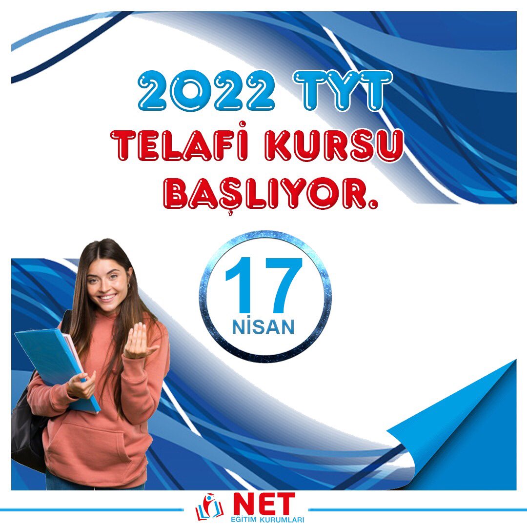 net_egitim's tweet photo. 2022 YKS'ye başlangıcı erteleme. Erken başla NET sonuç al...
#yks https://t.co/53WfvQJkAf