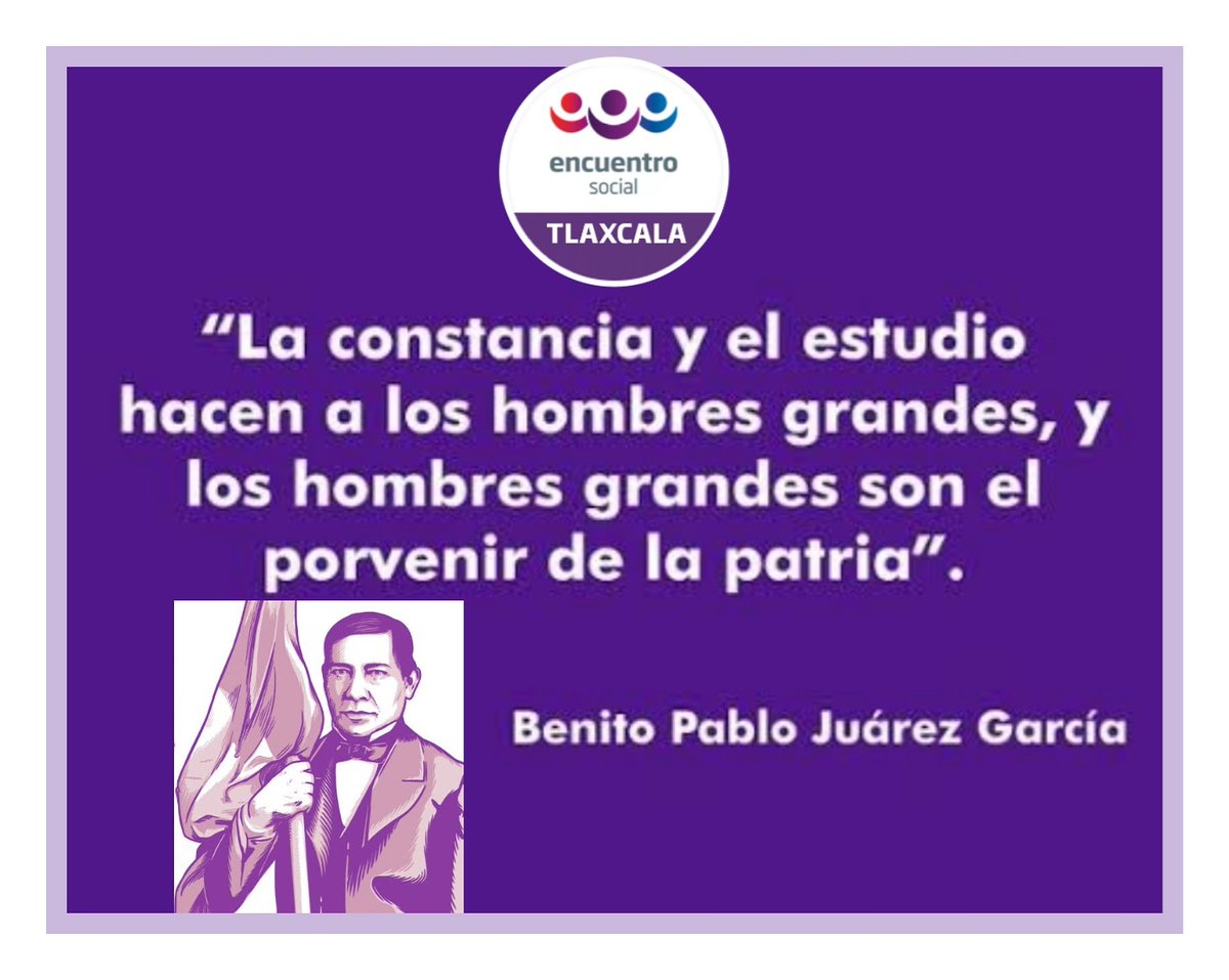 🔴Este 21 de Marzo se conmemora el natalicio de Benito Juárez.

En México, el 18 de abril de 1873, el Congreso de la Unión decretó declarar Benemérito de la Patria en grado heroico a Benito Juárez.

#EncuentroSocialTlaxcala
#ComprometidosConTlaxcala
#ProcesoElectoral2021