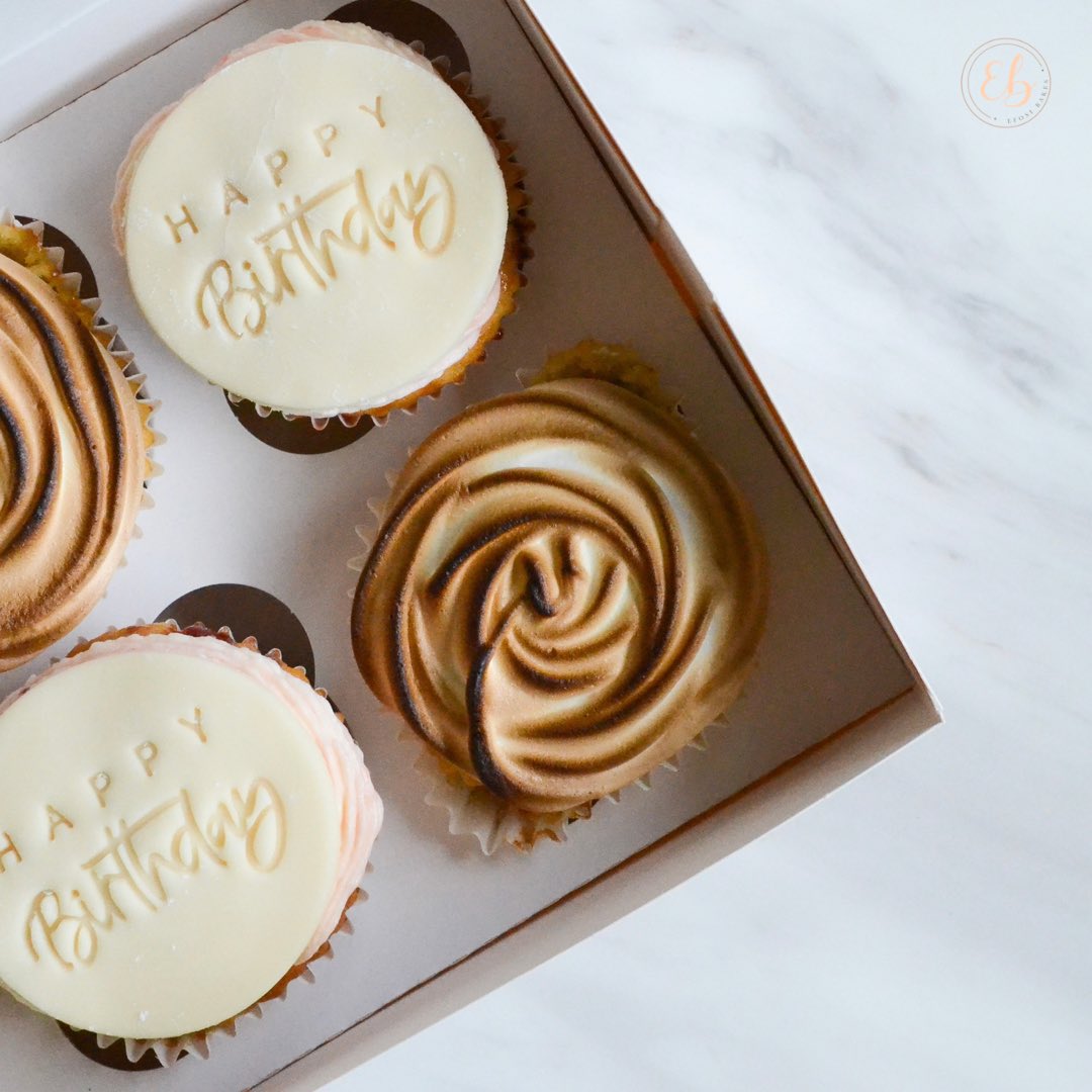 efosibakes's tweet photo. Birthday cupcakes from last week 🎂 strawberry cupcakes with strawberry buttercream and lemon cupcakes filled with lemon curd and meringue on top - delicious! 

#birthdaycake #birthdaycupcakes #lemon #cake #baker #homebaker #cupcakes #birthday #happybirthday https://t.co/TzEgxr9TbW