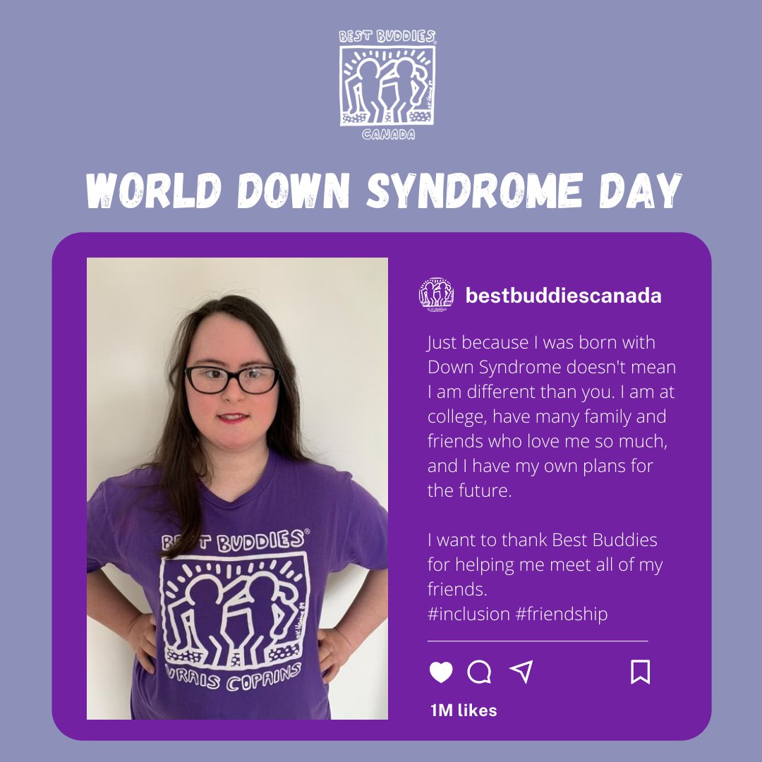 BestBuddiesCND's tweet photo. World Down Syndrome Day! https://t.co/N9alJphXin