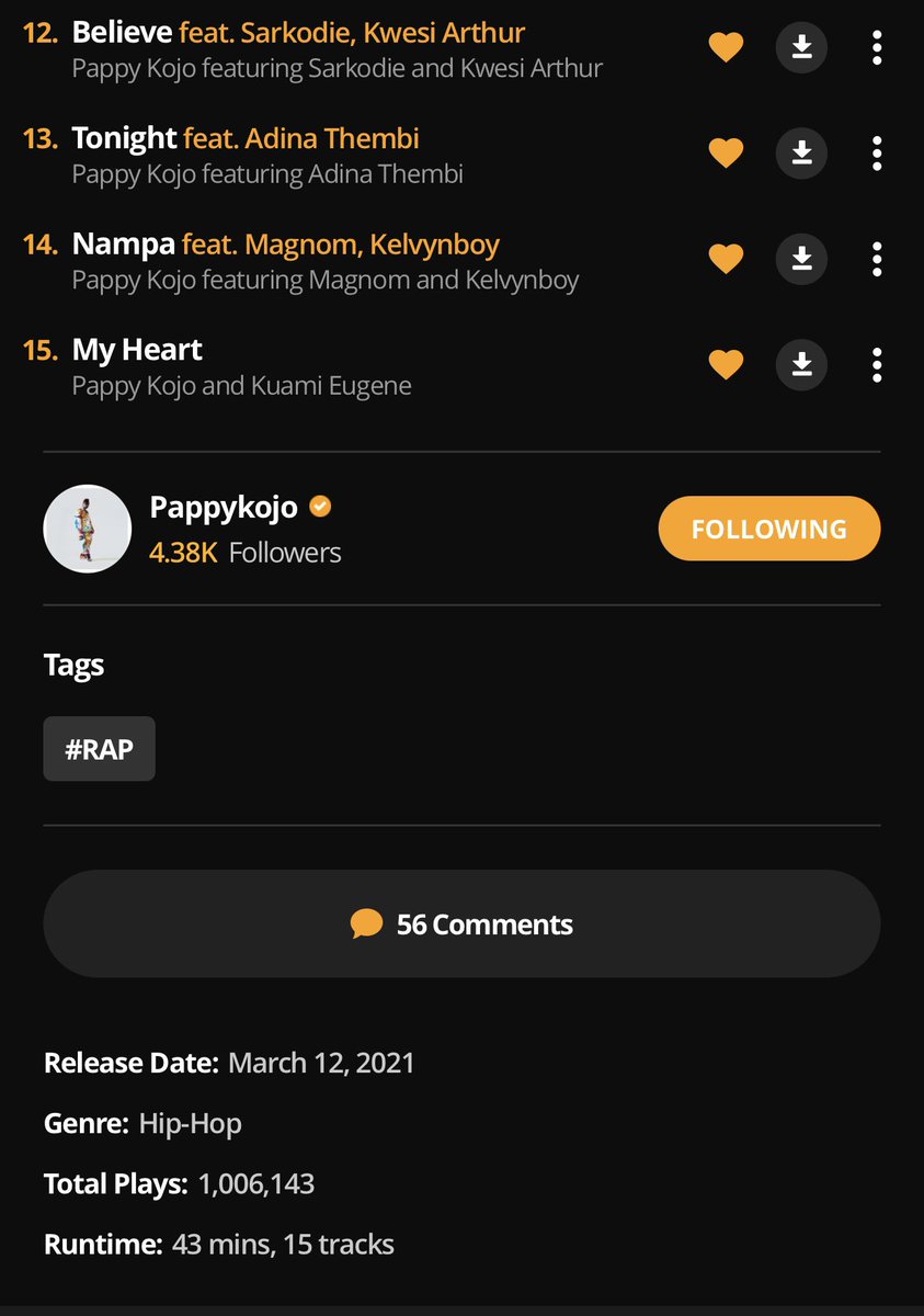 PAPPYKOJO's tweet photo. Ten million streams on @audiomack 🔥🔥🔥🔥🇬🇭🇬🇭🇬🇭🇬🇭 THANK U 

https://t.co/oC9GcOBSwP

Keep streaming my new album #LOGOSII 

Share your favorite song on this album with us https://t.co/RUaOottMjt