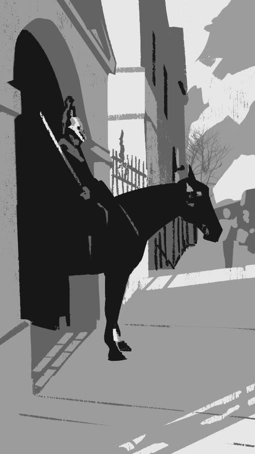 RockettBlue's tweet photo. I've begun taking Kat Tsai's Color &amp; Light course; I'm already behind on homework 😅

These are some reduced-value studies from my London vacation photos. https://t.co/ZdXpDaOzyo