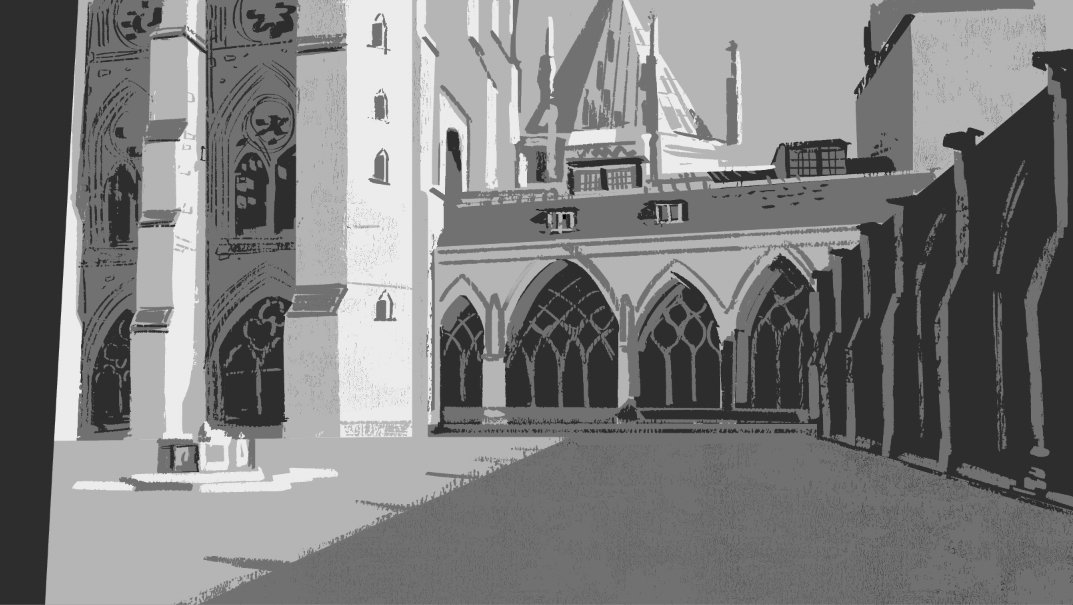 RockettBlue's tweet photo. I've begun taking Kat Tsai's Color &amp; Light course; I'm already behind on homework 😅

These are some reduced-value studies from my London vacation photos. https://t.co/ZdXpDaOzyo