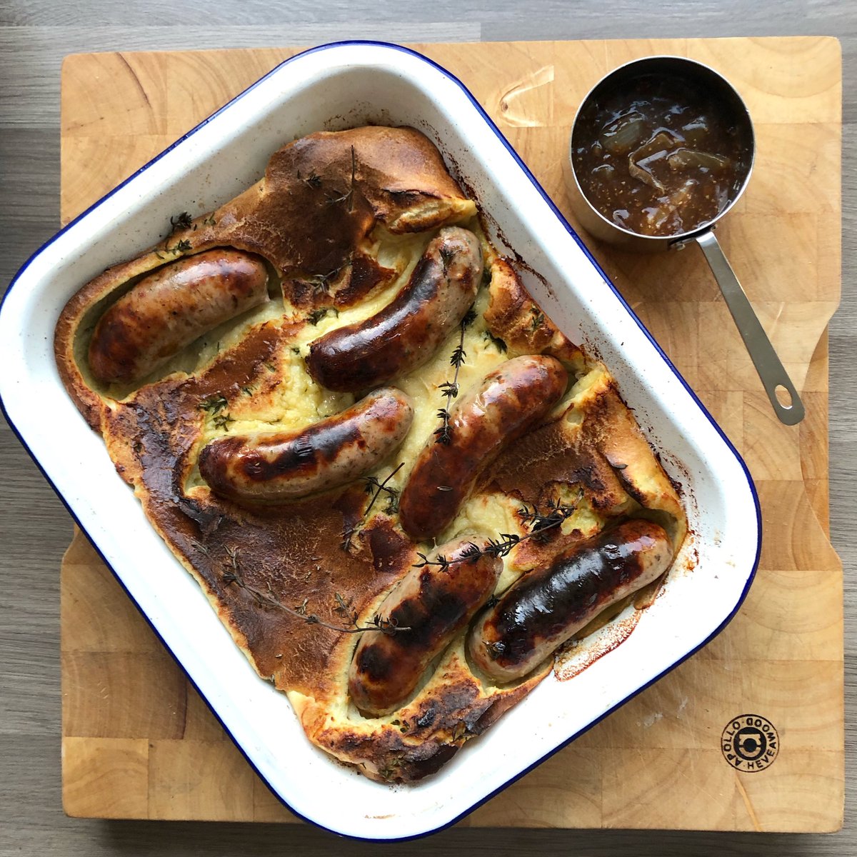 TroutsBistro's tweet photo. #ToadInTheHole with onion #gravy. Perfection after a two hour walk.

The batter mix was made with #OatMilk 🤫🤫 https://t.co/mCzvU65mC1