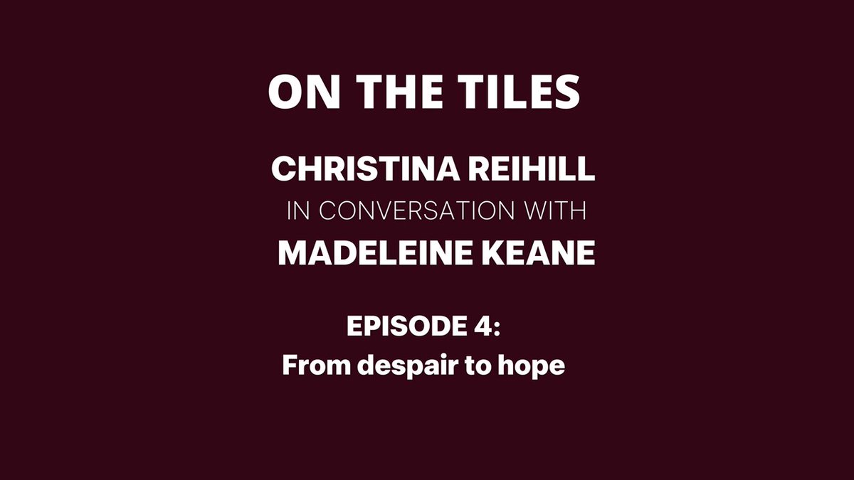 ReihillWord's tweet image. Here is a link to Episode 4 of my new #podcast series to support my latest work #Onthetiles. I am talking to #literaryeditor @MadeleineKeane1 about #despair and #hope bit.ly/3bTc6Hf