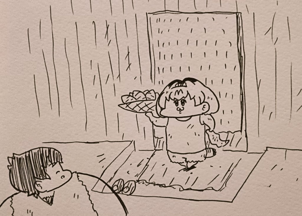 きょうはおいもがかえたよ 