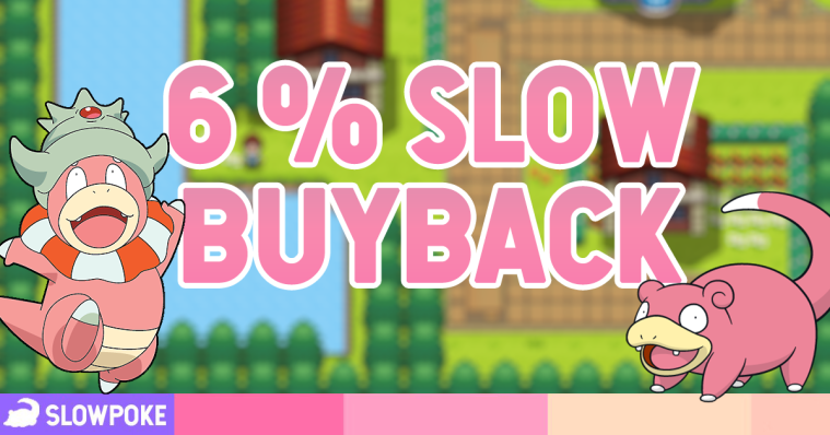 SlowpokeToken's tweet photo. Buyback complete!
https://t.co/bi20Hrx70z
https://t.co/3FGtuI8jLD
https://t.co/7NMdpcBJHN
https://t.co/Ttnkr5IWJ8
#SlowToTheMoon 
#Buyback https://t.co/mMZryu4MXe