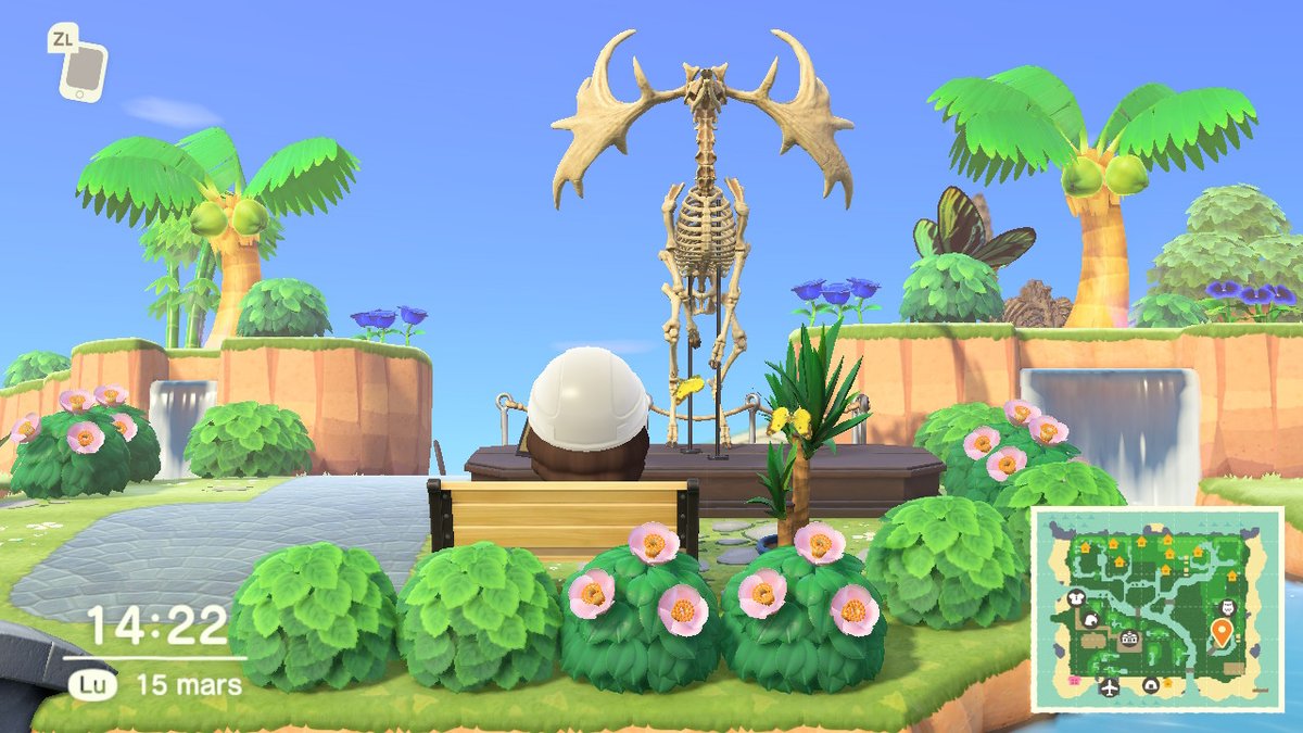 MaSeaACNH's tweet photo. Entrée vers le musée. #AnimalCrossing #ACNH #NintendoSwitch https://t.co/RhJn9cUZSx