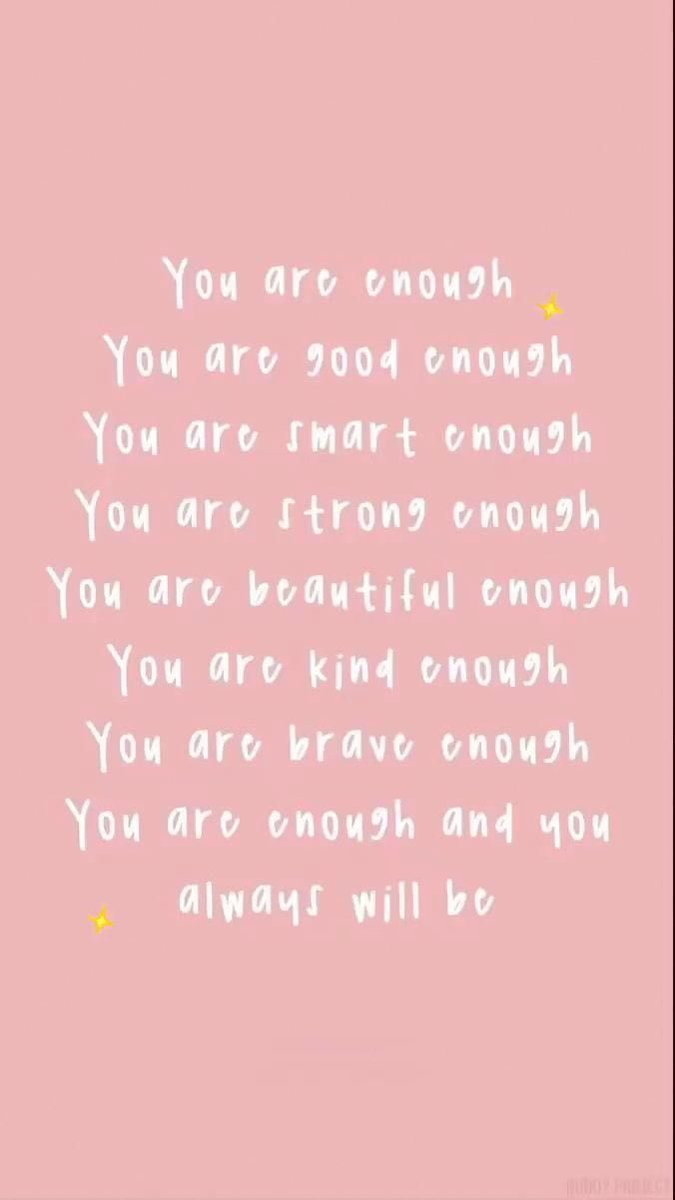 TheLighthouseCe's tweet photo. You ARE! #GoodEnough #SmartEnough #StrongEnough #KindEnough #braceenough #Wanted #Loved #SelfCare #SelfLove xxx https://t.co/VXBGCP9FoP