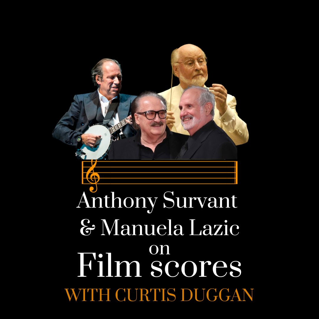 fullnotepod's tweet photo. A slightly different episode this week! Curtis is joined by returning guest @ManiLazic and filmmaker &amp; friend Anthony Survant to talk about film scores 🎞 🎼 from John Williams to Pino Donaggio &amp; Hans Zimmer to pop music in film - now on Spotify! https://t.co/KpT9Ymwvvy