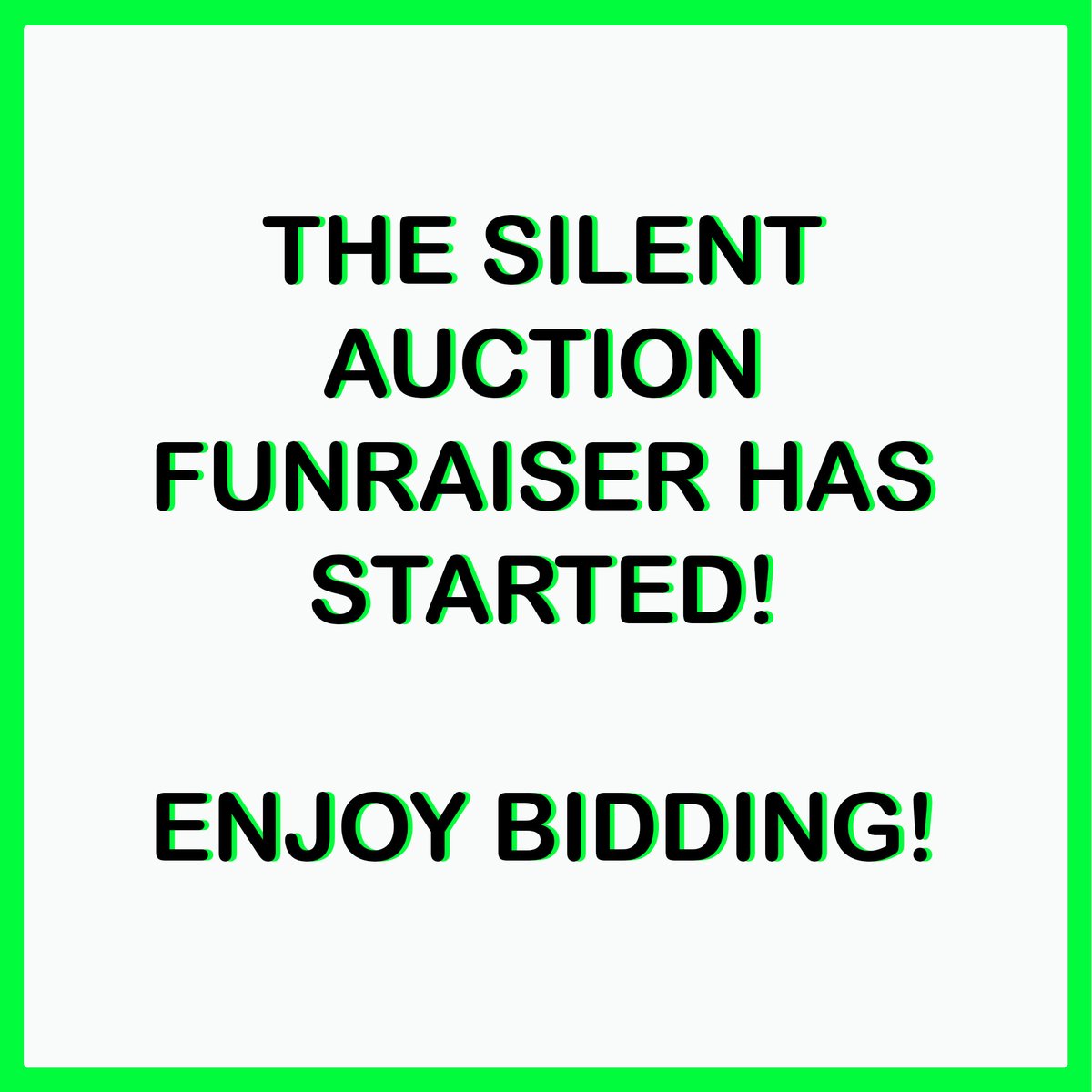 makingsafespace's tweet photo. THE SILENT AUCTION FUNRAISER HAS STARTED!

ENJOY BIDDING! https://t.co/QV0E9b8Yd0