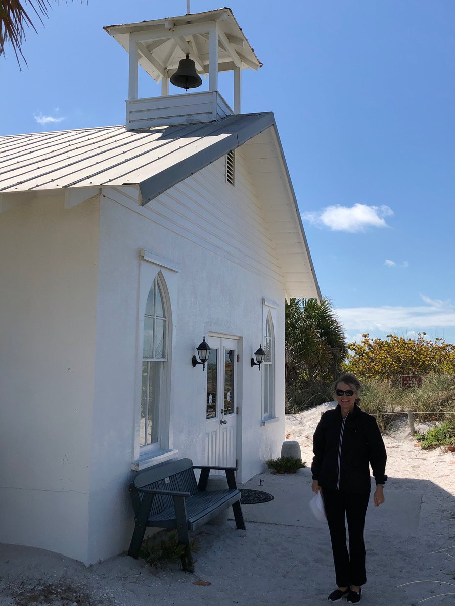 GoWealthBuilder's tweet photo. Take her down to the Little White Church! Love You Barbie!  #BocaGrande #BocaGrandeRealEstate https://t.co/PKpCfruqWE
