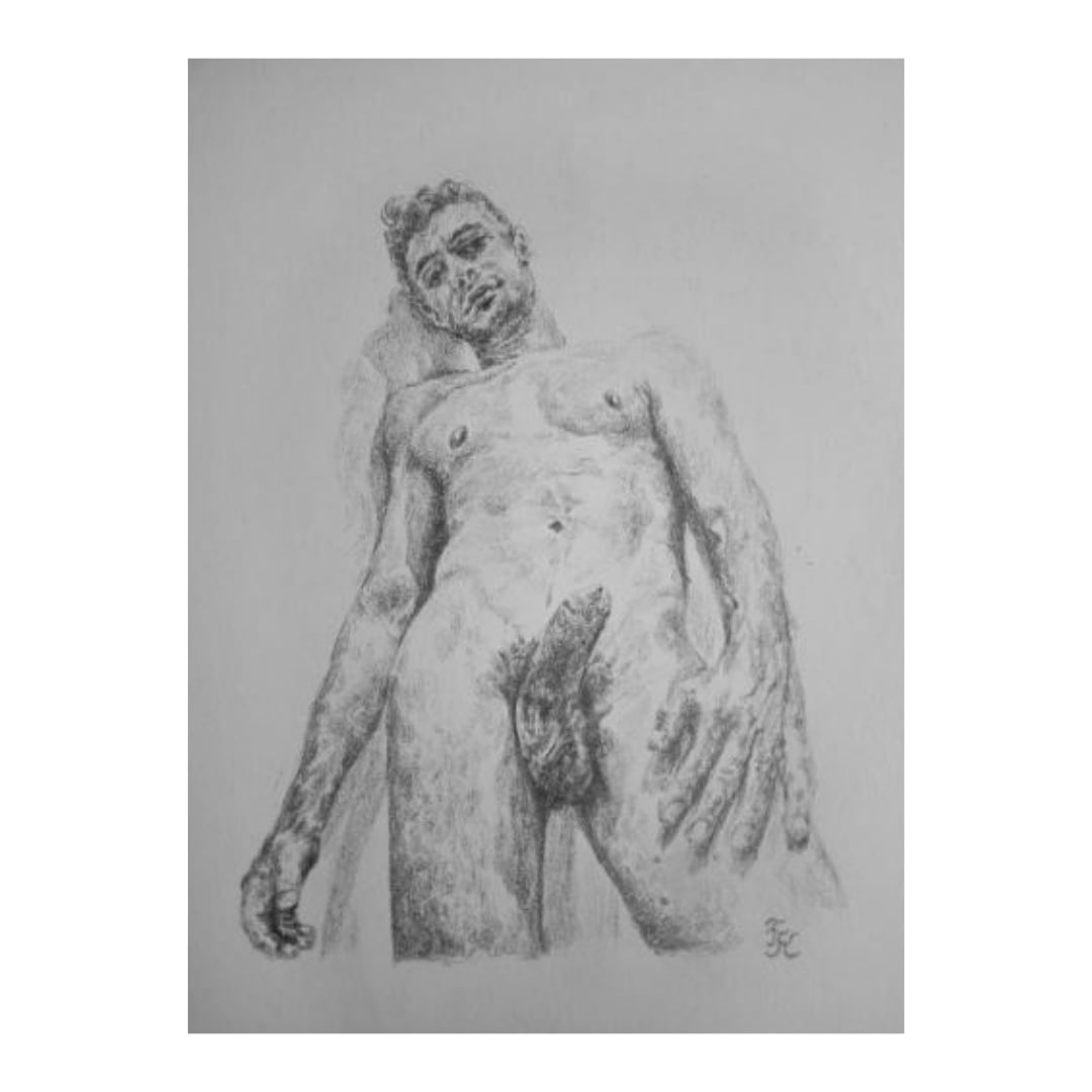 ExhibMax's tweet photo. A beautiful drawings from a guy with a beautiful name! 😍

Formosus, I am always absolutely delighted with your work! Thank you! 😘

Artist: @semper_augustus_gayart 🥰
Model: @ExhibMax 😉

....
#gay #gayart #gayartistsofinstagram #gayartist #gayantiques #gayartworks #gayartwork https://t.co/zPvlcLVjHo