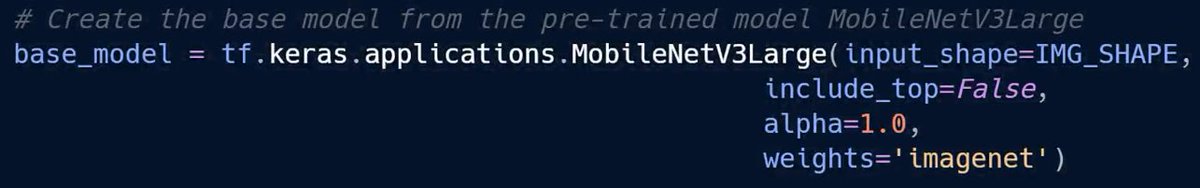 QuickTensorFlow's tweet image. Course update! 📚

You can now upgrade your models to MobileNetV3 with only a few lines of code. We posted a video and Colab notebook to show you how! 

Access the course at quicktensorflow.com