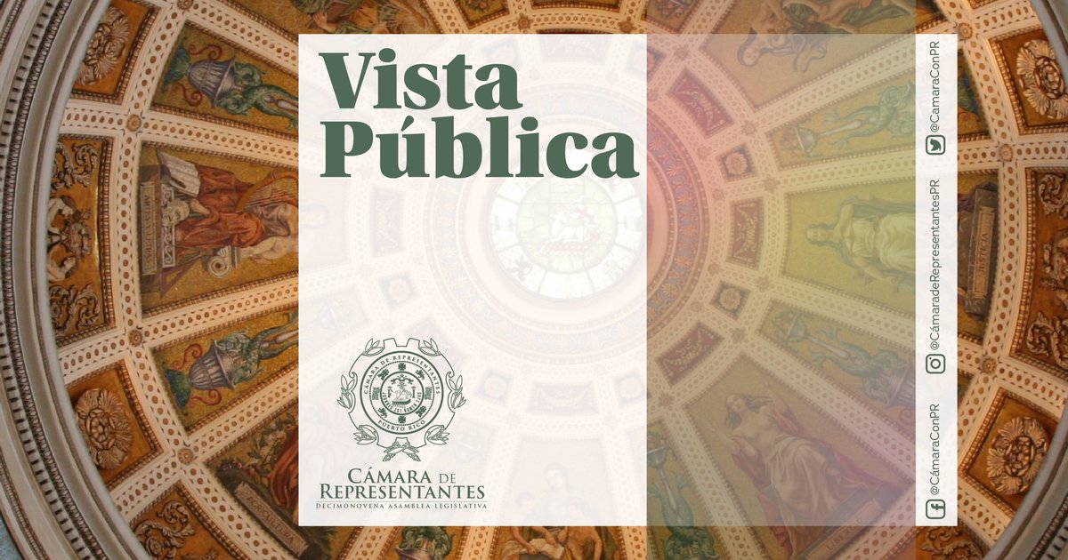 CamaraConPR's tweet photo. [LUNES, 22 de marzo de 2021 | ⏰ 8:30am]

Vista Pública de la Comisión de Asuntos Laborales sobre el #PC339 para crear la “Comisión para el Aumento del Salario Mínimo en Puerto Rico”.

🗣 Preside: Rep. @djtorresgarcia 
📍 Salón de Audiencias 1 #CámaraPR https://t.co/DnnM5B6g09