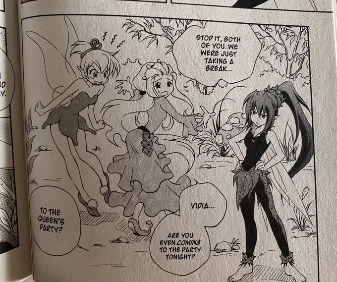 this is an appreciation post for manga Rani and Vidia and Tink 