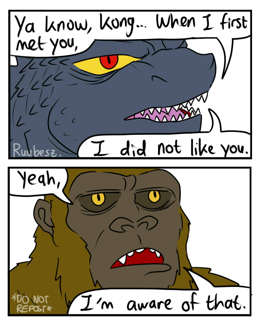 This is basically how GvsK is going to end
#GodzillaVsKong #Godzilla #Kong #ゴジラ #ゴジラvsコング 