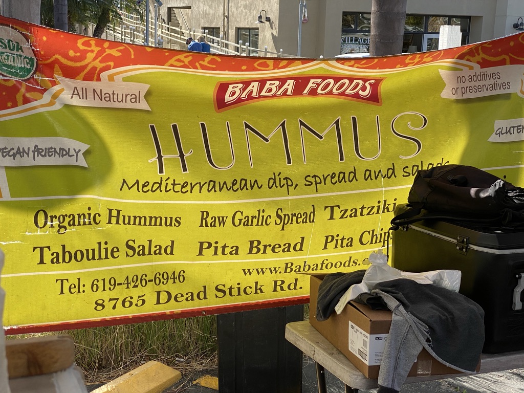 babaspeaks's tweet photo. Didja know, I have my own food company!!??  From the Solana Beach Farmers Market. https://t.co/KPnBnoan87