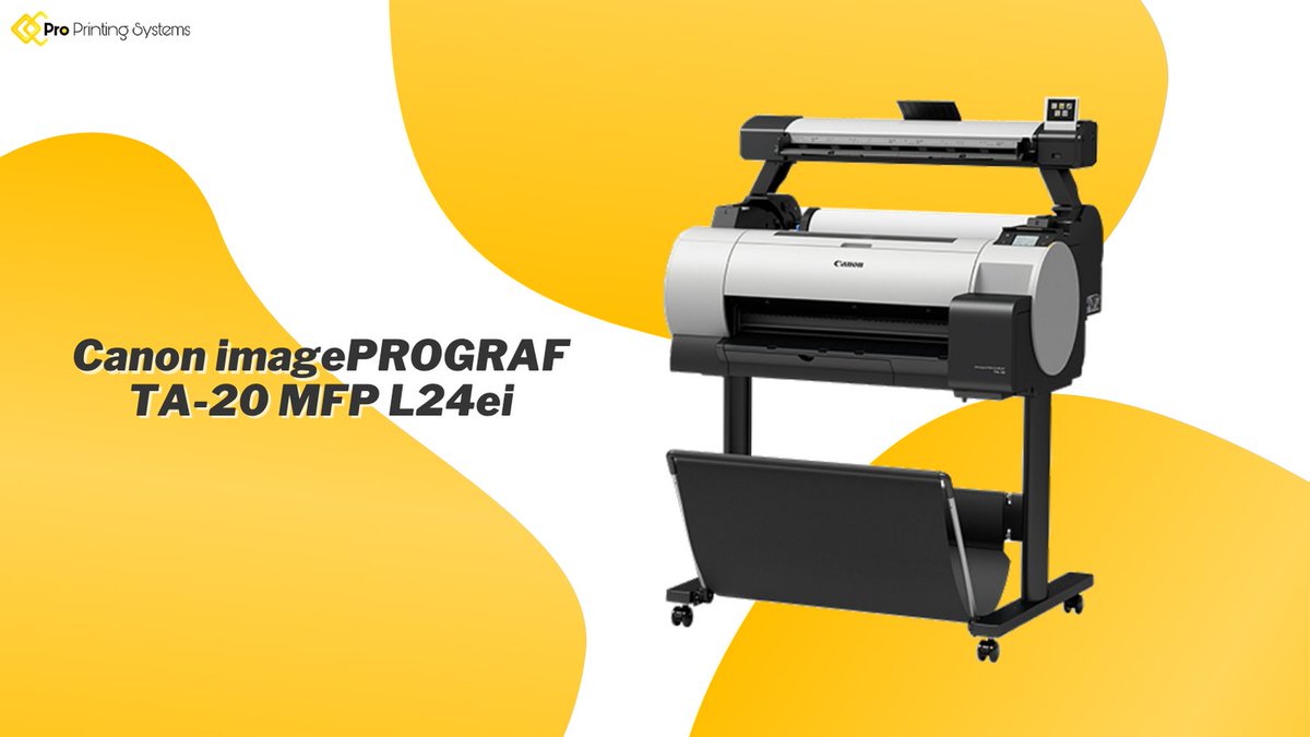 proprintsys's tweet image. The Canon imagePROGRAF TA-20 MFP L24ei large format imaging system, is an affordable print/scan/copy system for low volume and entry-level users.  

Visit our website to learn more!

#ProPrintingSystems #CanonimagePROGRAF #LargeFormatPrinter
