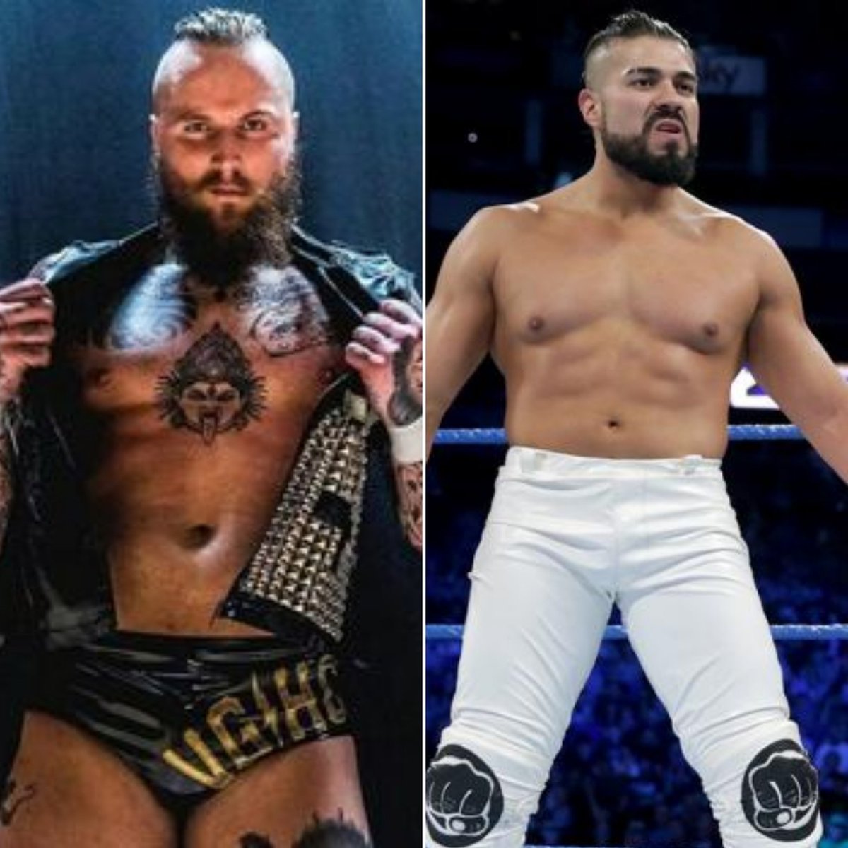 RooftopHero's tweet photo. I'd really really like to see @WWEAleister &amp; @AndradeElIdolo wrestle again. They're incredible &amp; are too damn good to just be sitting on the @WWE bench. #devilsblood #elidolo #WWE #Fastlane https://t.co/qYLSoerO8d