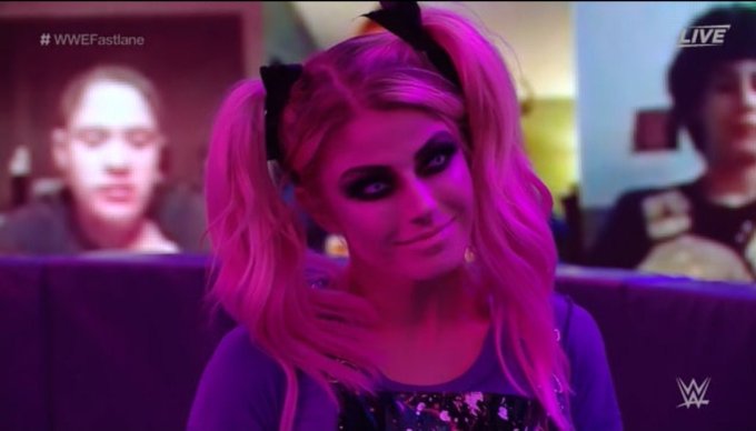 She&rsquo;d probably murder me during sex, but....worth it 🤣🤣🤣 #AlexaBliss #WWEFastlane https://t.co/D0aFf<a href="/tag/wwefastlane"class="tags"><span>#wwefastlane</span></a><a href="/tag/alexabliss"class="tags"><span>#alexabliss</span></a>