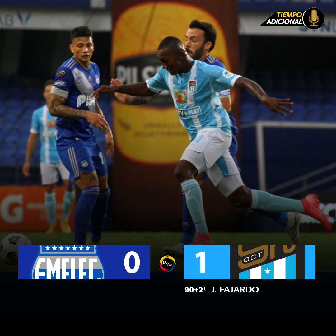 ¡TRIUNFAZO DEL SÚPER 9!👊🏼

Con un solitario gol de José Fajardo, 9 de Octubre dio la sopresa y venció por la mínima diferencia a Emelec en el estadio George Capwell.

#Emelec #CSE #CSEmelec #LigaProSerieA #LigaPro #9DeOctubre