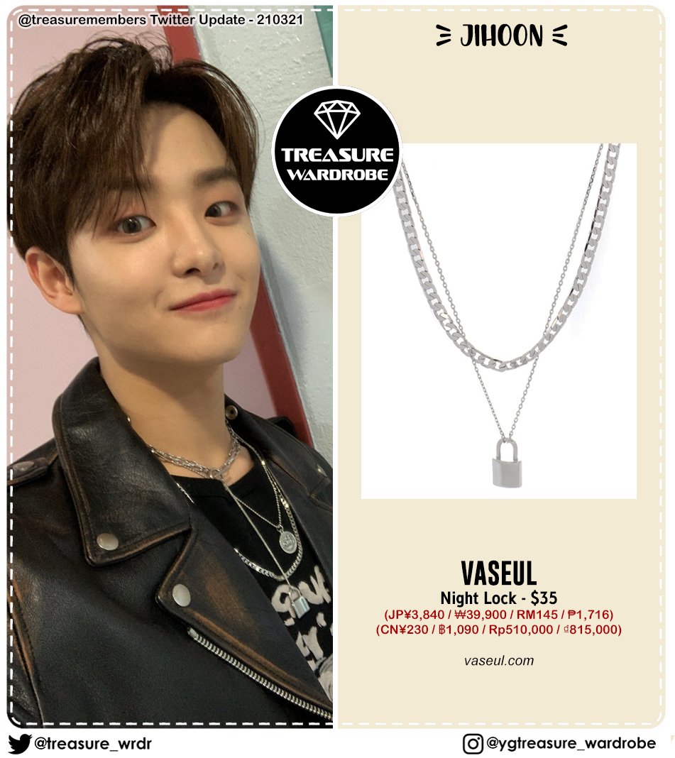 TREASURE_WRDR's tweet photo. #JIHOON wearing
#VASEUL Nigh Lock - $35
Link: https://t.co/BmQKIx5dVm
Source: IG sensecom_celeb
@treasuremembers
#TREASURE #TREASUREWARDROBE #νΈλ μ #γγ¬γΈγ£ #γΈγγ³ #PARKJIHOON https://t.co/K9XcJO7Xhu
