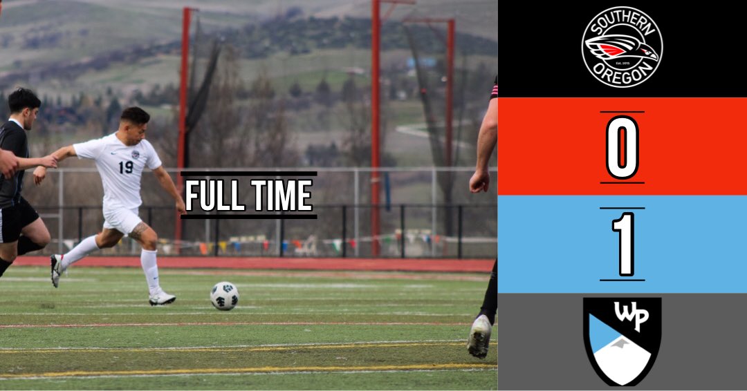 SOUMensSoccer's tweet photo. FT: SOU 0, WP 1. 

Not our day... Bounce back tomorrow. 

#RaiderUp | #SOUvWP https://t.co/F2CYZlY8uD