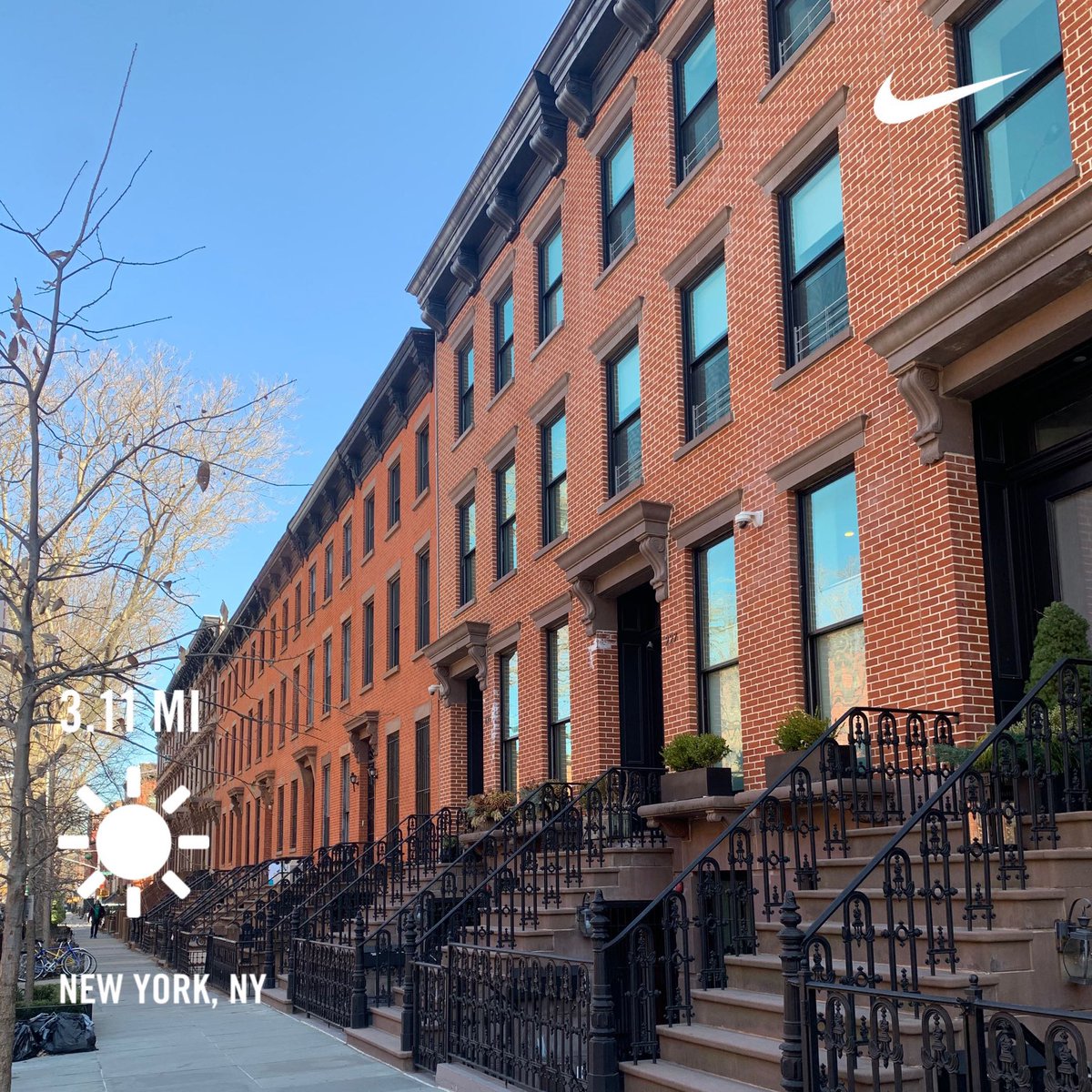 anotherjess_'s tweet photo. another run in the neighborhood done 💪🏼💪🏼 sunny and sunny today. Low 60s, it was so nice! hope it’s the last of the cold frosts. I be cold 🥶 https://t.co/LtwpueOdjx