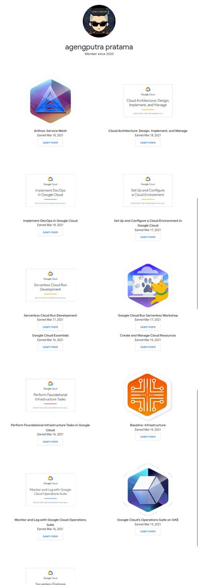 jhnsmyth0's tweet photo. Finished 10 quests in #JuaraGCP Crash Course. Thanks to @googledevsid
for this amazing opportunity
Learn more about #JuaraGCP : https://t.co/ILVtFDnjnv
My Qwiklabs public profile : https://t.co/1WtJWBt8PM
#JuaraGCP #GoogleDevsID #GoogleCloud #DevOps #Kubernetes https://t.co/9HLwqg7z6H