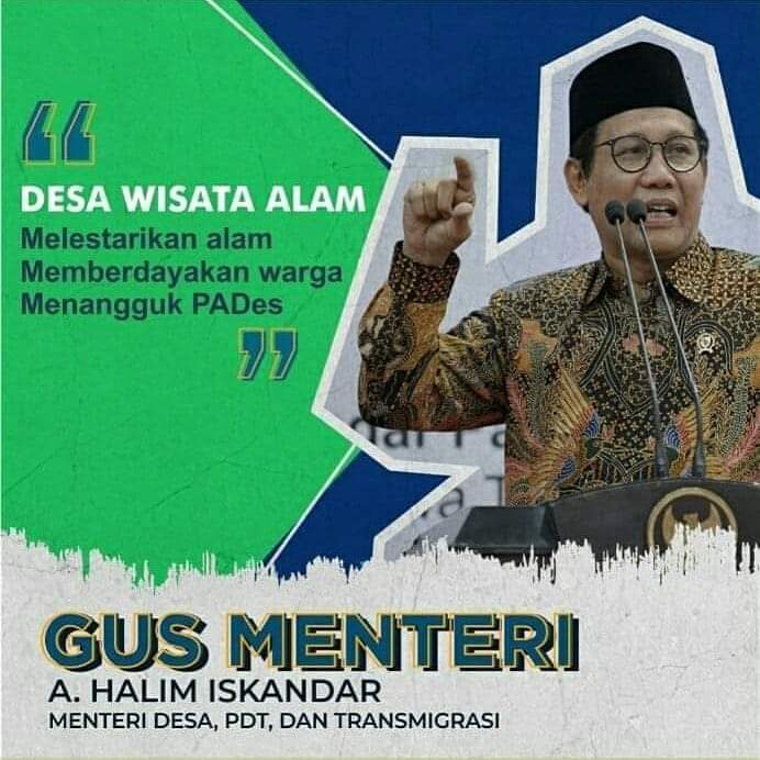 ramli_ajar's tweet photo. "DESA WISATA ALAM melestarikan alam, memberdayakan warga, menangguk PADes"
@halimiskandarnu
@imansyukri
@malik_haramain
@taufikmadjid71
@yusradaridesa
@PmdPuspen
@tppkemendes
@kemendesapdtt
@tppntt
.
#GusMenteri
#YusraDariDesa
#kemendesapdtt
#puspenpmd
#tppkemen https://t.co/JA4FmG6OrC