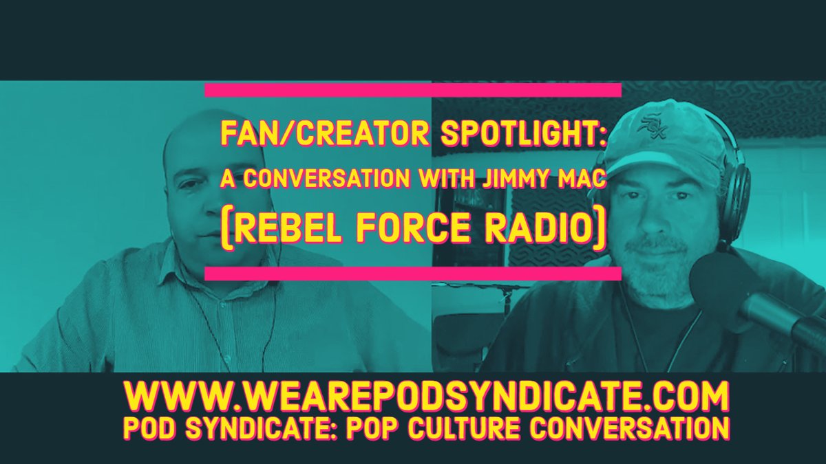 podsyndicate's tweet photo. @chinstroker had a chat with @JimmyMacRadio of @RFRRebelForce for the Fan/Creator Series over @podsyndicate . They discuss turning Star Wars fandom into community. https://t.co/uagDNk1CjL
#fandom #starwars #wearethepods #rfradio #rebelforceradio https://t.co/mCZ0tRhVrc