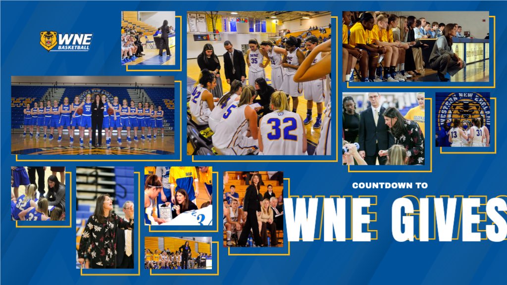 In conjunction with Coach Chaszar’s 16th year at WNE we will be doing a 16 day countdown to WNE Gives - our annual day of giving! Please consider donating on April 6th to help build the future of our program! Thank you in advance for your support! #wnegives #paintitgold