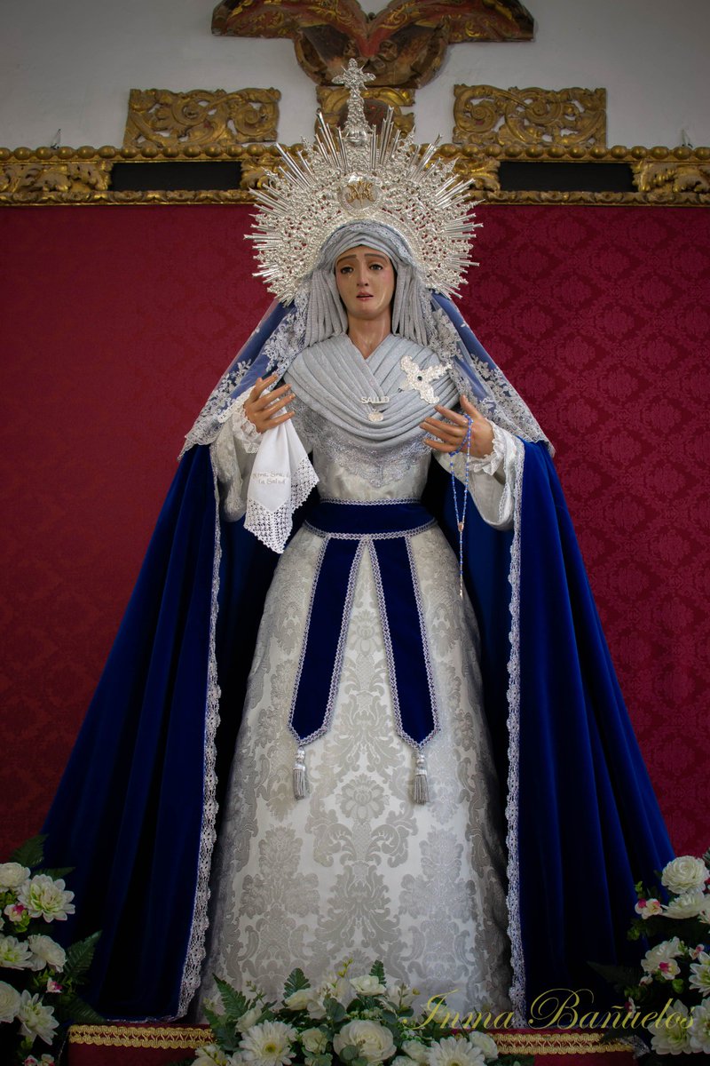 laspenasecija's tweet photo. Así luce ataviada Nuestra Señora de la Salud de cara al comienzo de esta Semana Santa.

📷 @InmaculadaBaue1 https://t.co/29lmwaGDkh