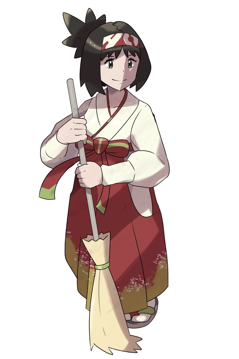 jsketch12's tweet photo. Gym Leader Erika redesign! She draws inspiration from shrine maidens (巫女, miko) and tends the Celadon City Gym with love and care. Including by keeping Team Rocket members out with The Beatin' Stick.

And her Pokemon. 

But mostly The Beatin' Stick.

#GymLeaderRedesign https://t.co/uWaiyrhyqT