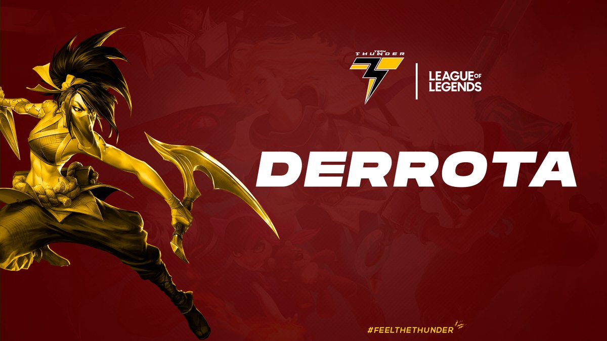 RecreThunder's tweet photo. #MATCHDAY | #LEAGUEOFLEGENDS🧙♂️
Caemos ante @Sons0fBlood en la final de la Liga @CDAesports de @LeagueOfLegends.
¡Seguiremos entrenando y demostrando de lo que somos capaces!💪
#TTHArmy🪖
#FeelTheThunder⚡️ https://t.co/dcHVaZWUcV