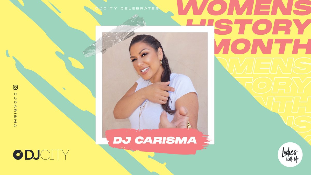 DJcity's tweet photo. In honor of #WomensHistoryMonth, we are showing love to some talented DJs from around the country. Today we feature @DjCarisma.

#DJCarisma is responsible for spearheading the West Coast rap resurgence at @Power106LA &amp; through her @YoungCalifornia movement.

#LadiesLinkUp https://t.co/zK3AH7AqF7