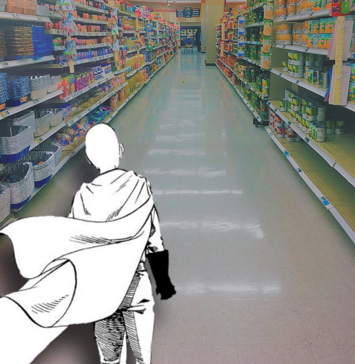 TheSingleHitGuy's tweet image. If any of you try to stop me in this grocery store I'm going to paint this entire city red. Long live the purge