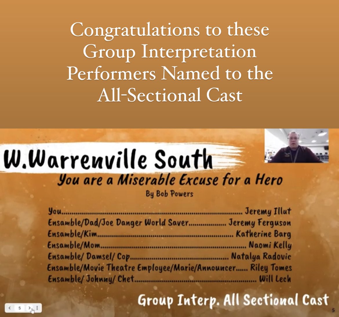 WWSpeech's tweet photo. Group Interpretation All- Sectional Tigers!!! https://t.co/2LbWcDyXrq
