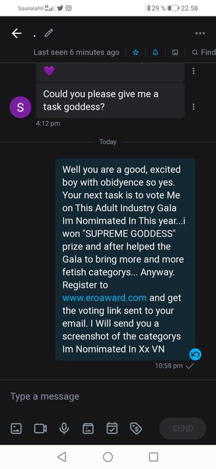 Ways to promote, please pets, drain and get votes all at the sane time.  This is some "Pro Hustler" shit<a href="/tag/eroawardarmy"class="tags"><span>#eroawardarmy</span></a><a href="/tag/findomlegend"class="tags"><span>#findomlegend</span></a>