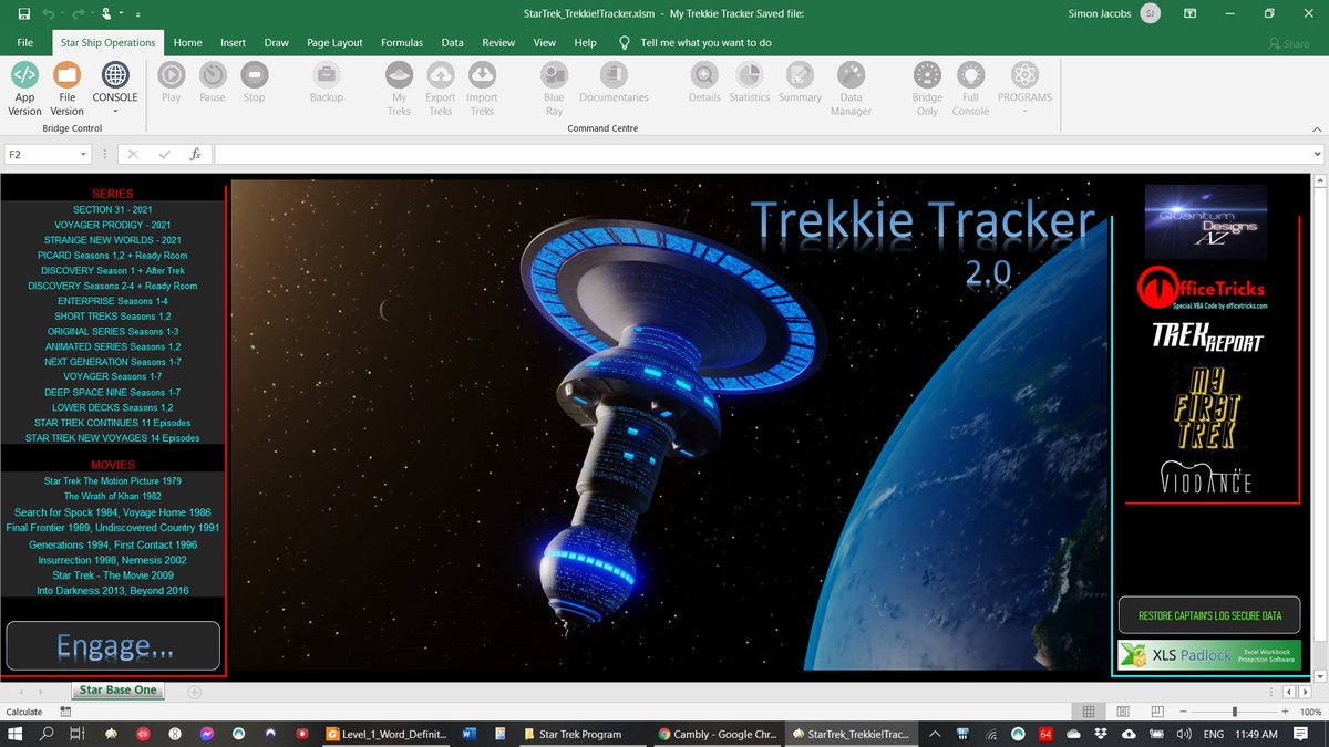 TrekkieTracker's tweet photo. TREKKIE TRACKER 2.0 IS LIVE - DOWNLOAD NOW.
SECTION 31 / STAR TREK PRODIGY / STRANGE NEW WORLDS and more...
https://t.co/q0rT3AmSBL https://t.co/SU7UtW9rDS