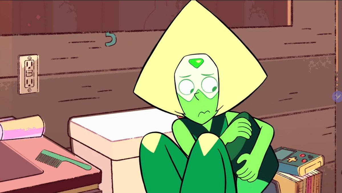 PeridotQuoted's tweet photo. Steven: "LOOK, I know you`re scared, but I'm not going to hurt you. And whatever`s going on. Whatever the "cluster" is- I wanna help."
Peridot: "I doubt you can help me. But I… appreciate the offer."
◇
◇ from - "Catch and Release"
◇
#stevenuniverse #stevenuniversequoted https://t.co/NjcnGxeQ2v