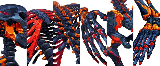 Enhanced skeleton : Print on sale #REDTAILWORLD 
https://t.co/xvZYXVmJqo 