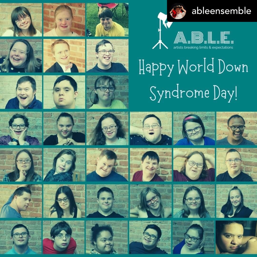 chicagoshakes's tweet photo. This #WorldDownSyndromeDay, we salute our amazing friends and partners at #ABLEensemble!! https://t.co/FFEtwUGe2r https://t.co/1iHaPvAyT7