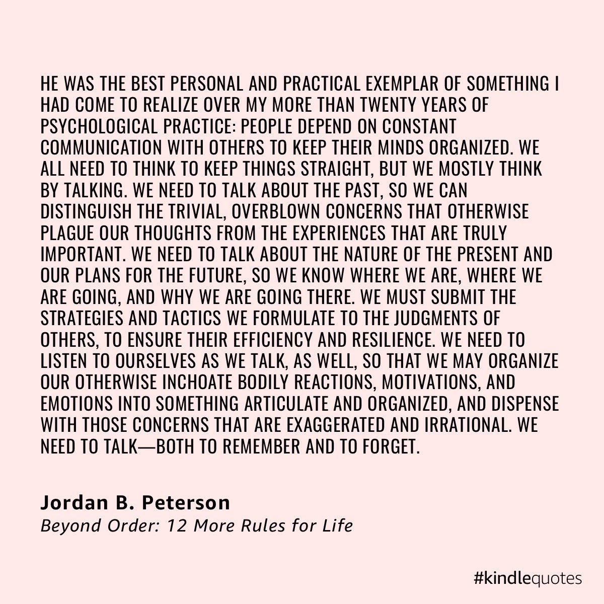 #BeyondOrder #JordanB Peterson