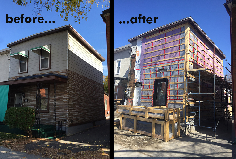 Hélas, the once Insulbrick clad house on Rochester is undergoing a big renovation and has been stripped of Insulbrick. A number of others have been demolished over the last few years so catch them while you can! ottawavelooutaouais.com/2014/10/19/a-s…
